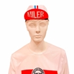 Gorra Ciclista Vintage Roja Rayas
