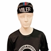 Gorra Ciclista Vintage Negra Rayas